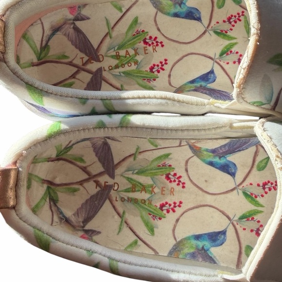 Ted Baker Hummingbird Canvas Slip-On Sneakers - Picture 6 of 14